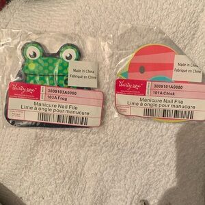 Thirty-One Chick and Frog Nail Files BNIB
